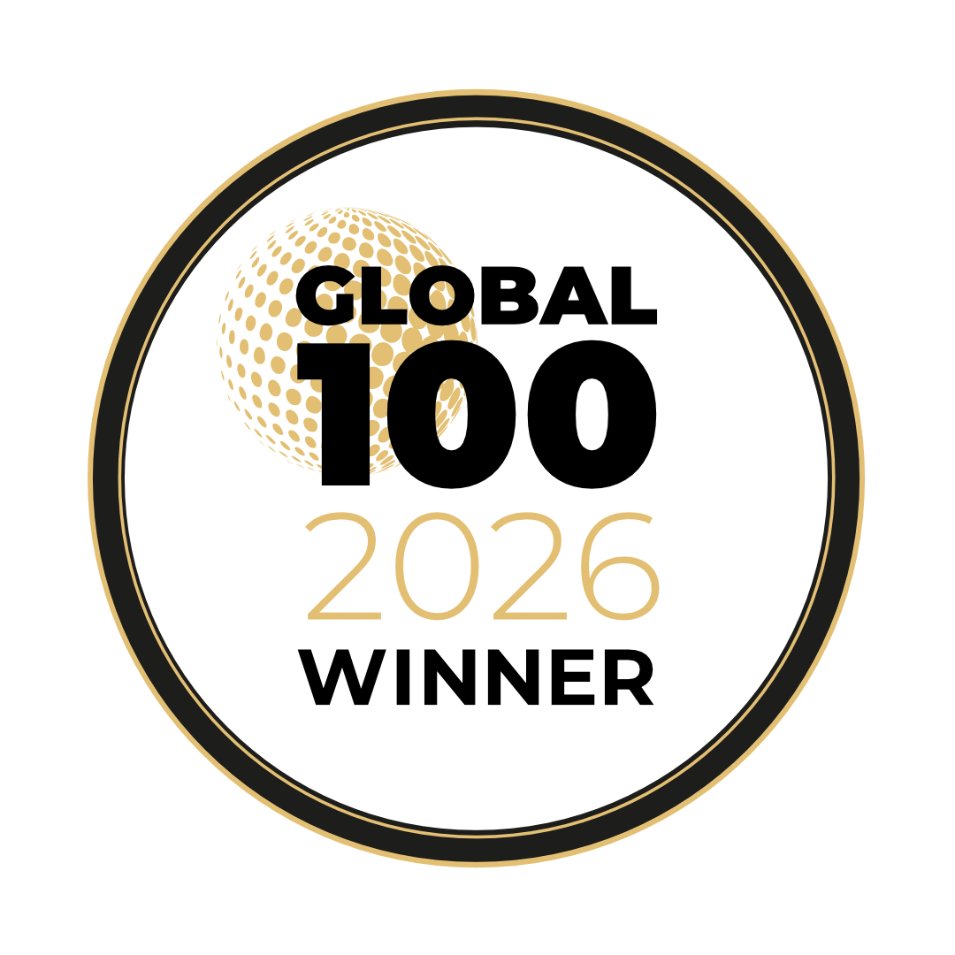Global 100 2026 Award Logo - Best IT Support and Cybersecurity for SMEs